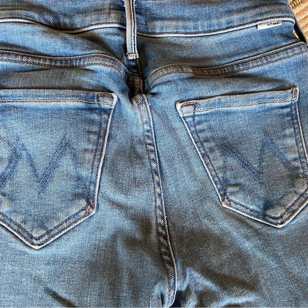 Mother mid rise dazzler ankle